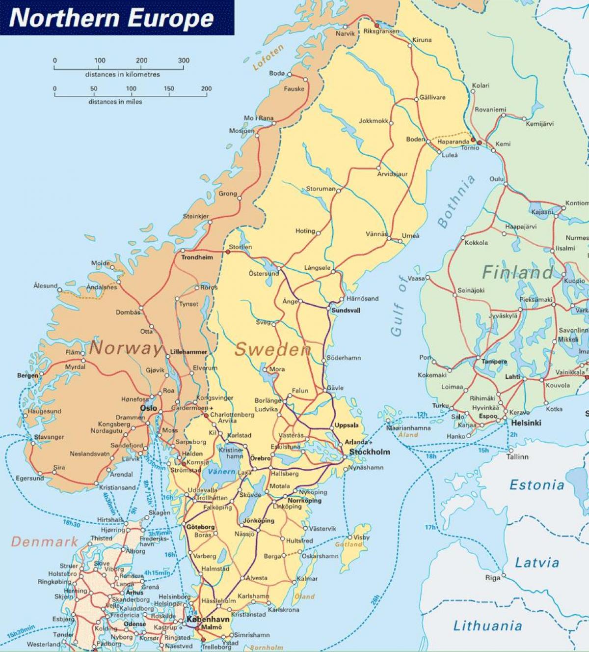 kartta narvik Norja