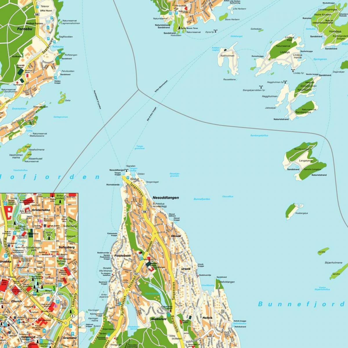oslo Norja kartta maailman