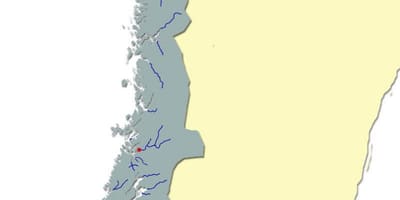 Kartta Norjan river