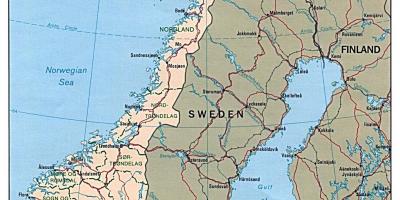 Ajo kartta Norja