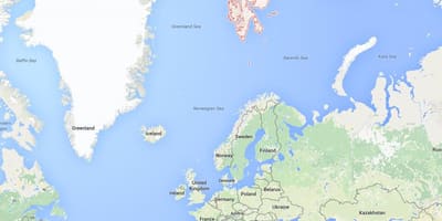 Huippuvuoret Norja kartta